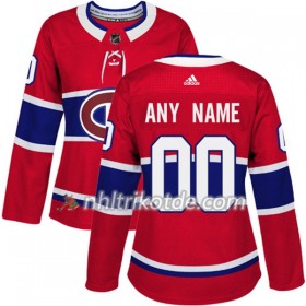 Montreal Canadiens Trikot Custom Adidas 2017-2018 Rot Authentic - Dame